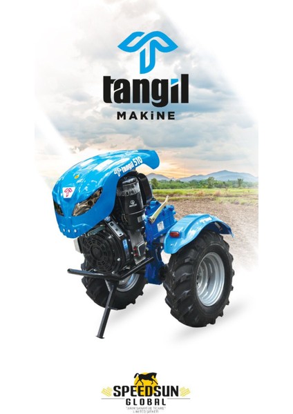 12HP Antor Marşlı Çapa Makinesi