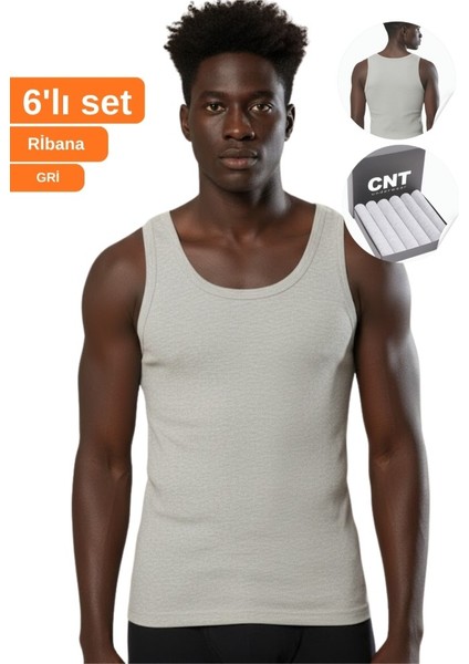 Ribana Kumaş Erkek 6'lı Atlet