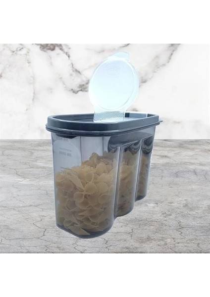 2 Kapaklı Ölçekli Erzak Saklama Kabı - 1,2 Litre - SA930 fiyatları