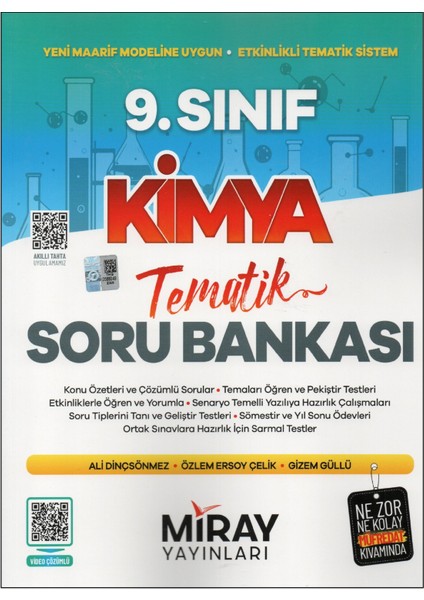 Miray 9. Sınıf Kimya Tematik Soru Bankası