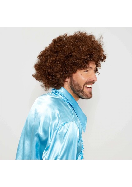 Bob Ross Bonus Peruk Kahverengi Renk 120 gr modelleri