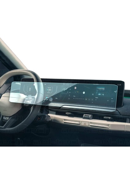 Kia Ev3 2024-2025 Uyumlu Dijital Gösterge ve Navigasyon 12.3 Inç 9h Nano Ekran Koruyucu
