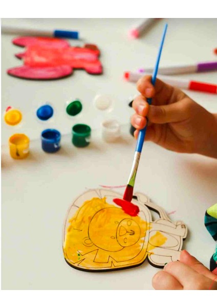 Ahşap Kendin Yap Hayvanlar Boyama Seti Eğitici Çocuk Gelişim Oyuncağı fiyatları