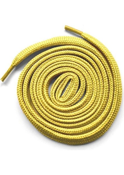 Sarı 1 cm Kalınlığında 1 Çift Yassı Spor Ayakkabı Bağcığı
