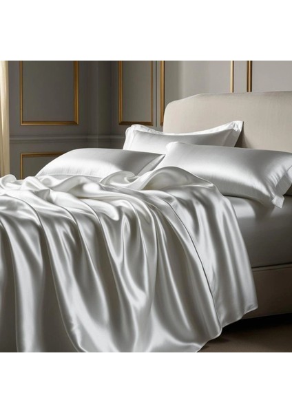 Antibakteriyel Terletmeyen Ipek Saten Yastık Kılıfı 2'li 50X70 Beyaz fiyatları