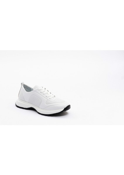 Kadın Beyaz Spor Poli Tabanlı Ayakkabı modelleri