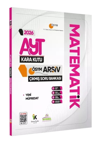 2026 Yks-Ayt Matematik Kara Kutu Ösym Çıkmış Soru Havuzu Bankası Konu Özetli Dijital Çözümlü