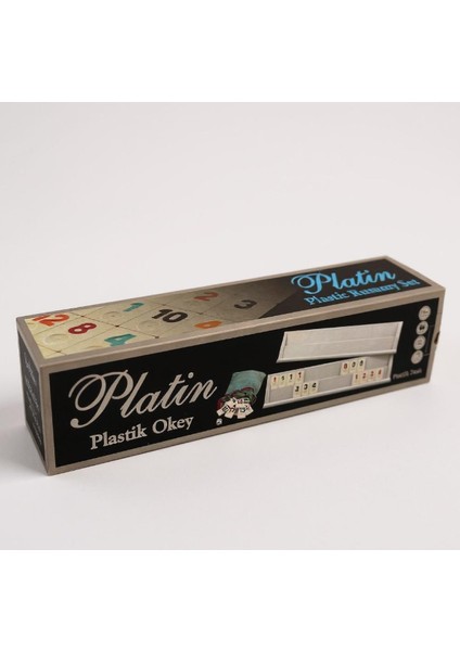 Platin Plastik Okey Takımı - Taş Torbalı 4 Lü Takım Seti fiyatları