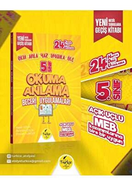 5. Sınıf Okuma Anlama Beceri Uygulamaları LGS Hazırlık İçin Tekil Ürün indirimleri