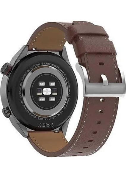 Akıllı Saat Çelik Kordon Çağrı Cevaplama Amoled Ekran Titreşimli Uyku ve Sağ - M593K195-R56 modelleri