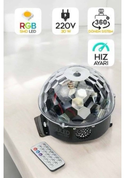 Partiler Için Taşınabilir Işık Gösterisi ve Efekt Cihazı - M206R653-K55206 modelleri