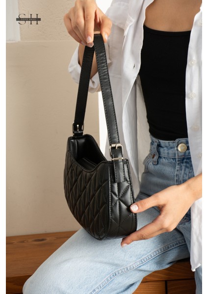 Orijinal Kadın Kolon Askılı Konfor Modeli Mini Baget Tek Gözlü Küçük Boy El Kol ve Omuz Çantası modelleri