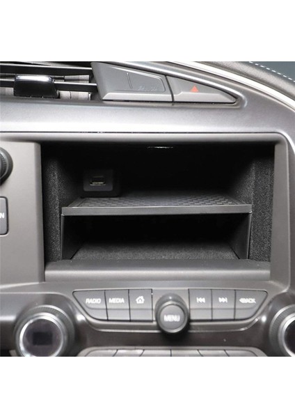 Chevrolet Corvette C7 Için Gösterge Paneli Ekran Saklama Kutusu Tepsi Tutucu (Yurt Dışından) indirimleri