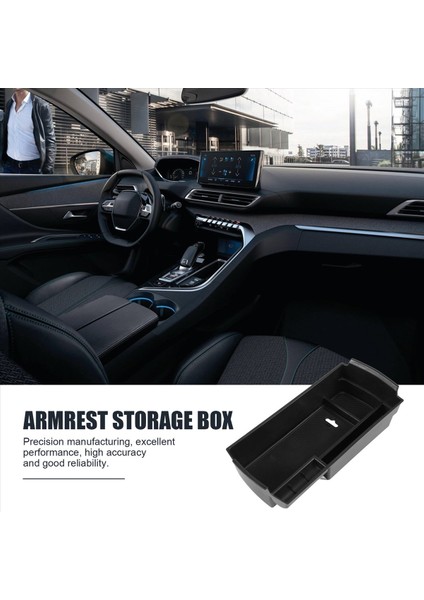 Peugeot 3008 3008GT 5008 2017-2020 Için Kol Dayanağı Saklama Kutusu (Yurt Dışından) fırsatları