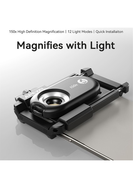 Apexel Cep Telefonu CPL-365 Violet Lamba Taşınabilir Tanımlama Hd Büyütme Kafa Mikroskopu, C ile Evrensel Mikroskop (Yurt Dışından) fırsatları