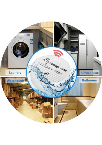 Hanehalkı Sızma Önleyici Alarm, Su Daldırma Dedektörü, Çamaşır Makinesi Drenajı Taşma Su Seviyesi Alarmı (Yurt Dışından) indirimleri