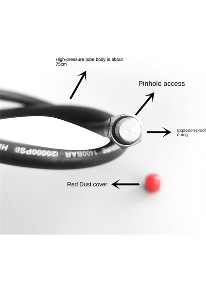 Tüplü Dalış Regülatörü Şnorkel Yüksek Basınçlı Hortum Tüplü Dalış Su Sporları Dalış Regülatörü Değiştirme (Yurt Dışından) fırsatları