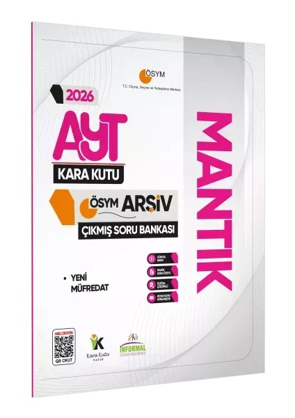 2026 Yks-Ayt Mantık Kara Kutu Ösym Çıkmış Soru Havuzu Bankası Dijital Çözümlü