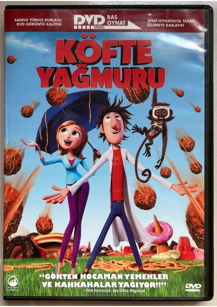 Köfte Yağmuru Gökten Kocaman Yemekler ve Kahkahalar Yağıyor DVD (Orijinal Sadece Türkçe Dublaj)