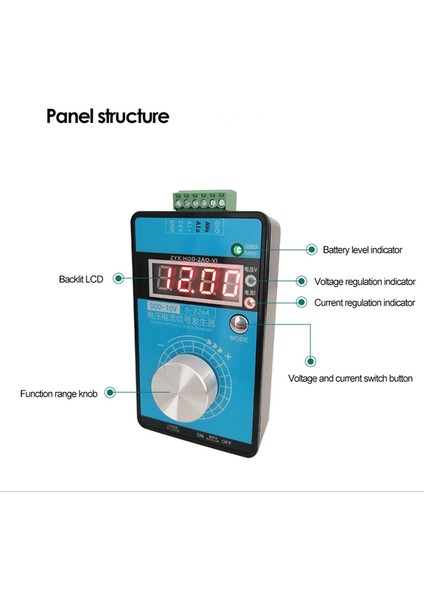 0-5V-10V 0-20M/4-20MA Sinyal Jeneratörü Ayarlanabilir Akım Voltaj Analog Sinyal Kaynakları Çıktı 24V (Pil Ile) (Yurt Dışından) fiyatları