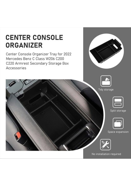Mercedes Benz C Sınıfı W206 C200 Için Orta Konsol Düzenleyici Tepsi (Yurt Dışından) fırsatları