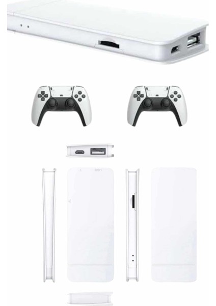 3D Çift Oyun Kollu 4K Hd Ekran Nostaljik 20.000 Oyunlu Beyaz Game Box - T282G529-Z68282 modelleri