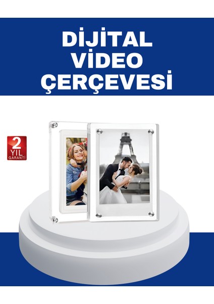 1024X600 Çözünürlüklü 7 Inç Dijital Görüntü Çerçevesi – Canlı ve Net - M759R753-K59