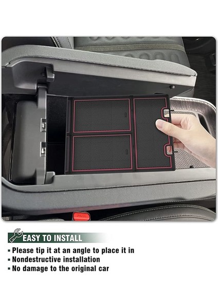 Rivian R1T R1S 2022 Için Orta Konsol Düzenleyici, Kırmızı (Yurt Dışından) fırsatları