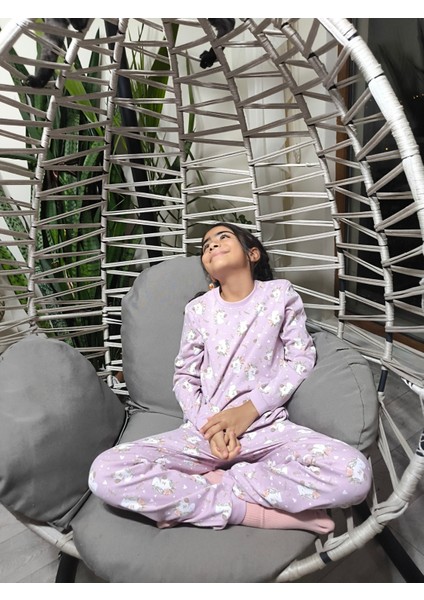 Kız-Erkek Bebek- Çocuk Pijama Takımı %100 Pamuk Uzun Kollu Yuvarlak Yaka Mevsimlik modelleri