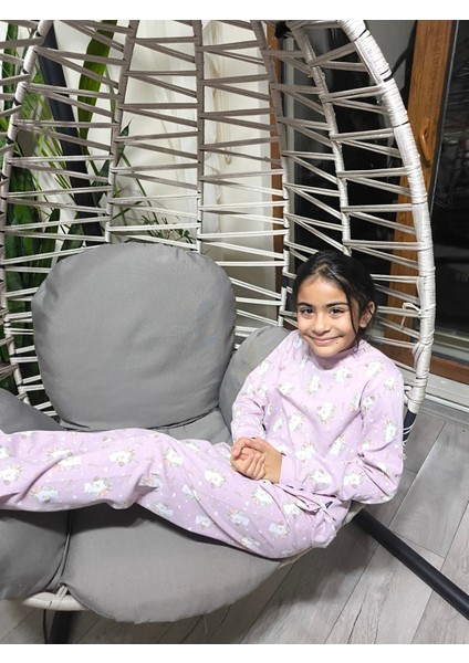 Kız-Erkek Bebek- Çocuk Pijama Takımı %100 Pamuk Uzun Kollu Yuvarlak Yaka Mevsimlik fırsatları