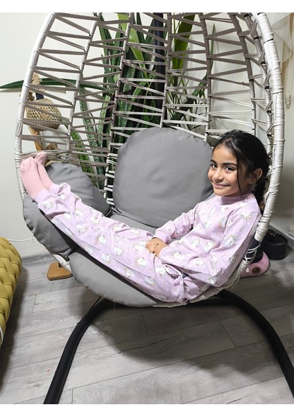 Kız-Erkek Bebek- Çocuk Pijama Takımı %100 Pamuk Uzun Kollu Yuvarlak Yaka Mevsimlik