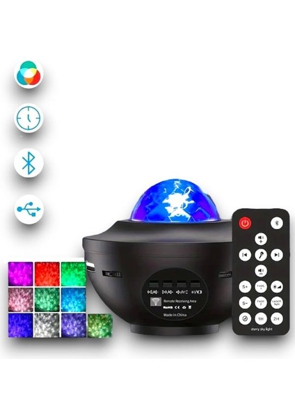 Yumurta Görünümlü Yıldızlı Projeksiyon - M646R864-K67646 fırsatları