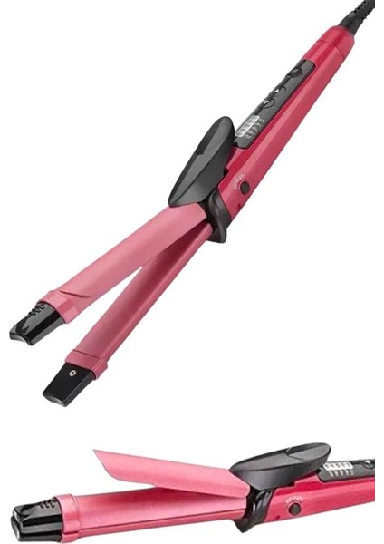 Saç Düzleştirici ve Maşa Ikili Saç Şekillendirici Tüm Saç Tiplerine Uygun - M605R304-K0860