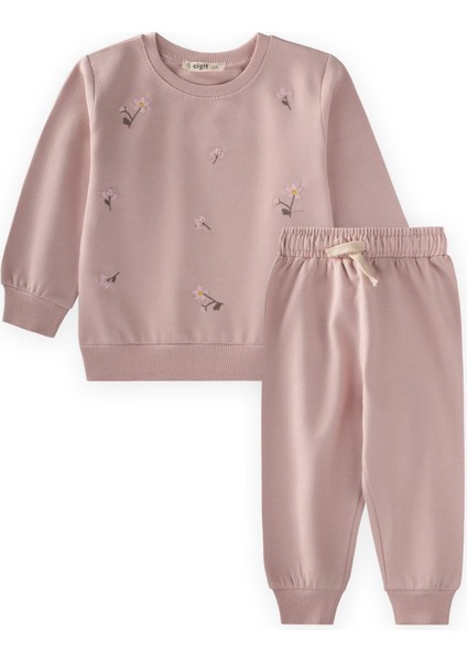 Sweatshirt Takım 1-7 Yaş Pudra Pembe fiyatları