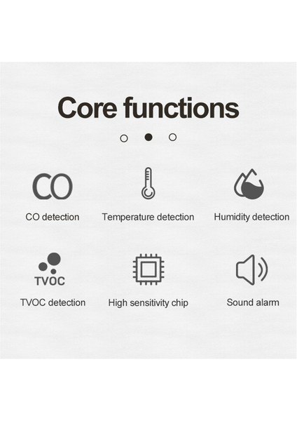 4 Aradan 1 Portatif Karbon Monoksit Dedektörü Sıcaklık ve Nem Uzun Süreli Co Alarm Dış Mekan El Feneri Dedektörü (Yurt Dışından) modelleri