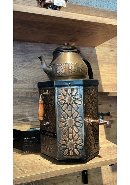 Amasya Semaver 3 Lt Jelli Bakır Kaplama Semaver fiyatları