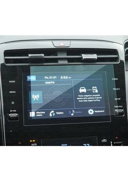Hyundai Tucson Prime/prime Plus 2021 2024 Uyumlu 8 Inç Navigasyon 9h Nano Ekran Koruyucu