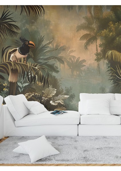 3D Tropikal Tek Parça Duvar Kağıdı -Isı ve Ses Yalıtımı Yırtılmaz fiyatları