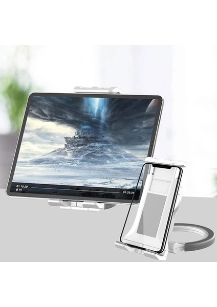 Ally PB-47B Askılı Katlanabilen Çok Işlevli Tablet -Telefon Standı TUTUCU-(577 - M746K512-R04