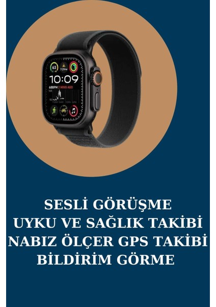 Akıllı Saat Nabız Ölçer Uyku Takibi Adımsayar Alarm ve Hatırlatıcı Çağrı - M732R956-K97
