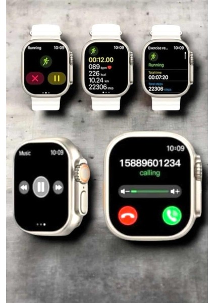 Suya ve Toza Dayanıklı 45 mm Akıllı Saat Bildirim ve Cevapsız Çağrı Görünt - M279K641-R51 modelleri