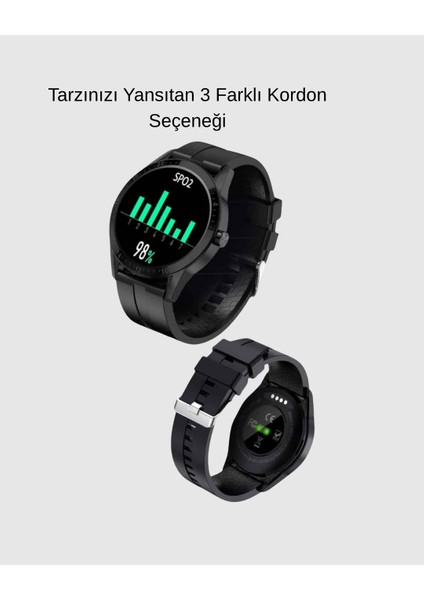 3 Kordonlu Amoled Akıllı Saat – Sağlık Takipli - M395K985-R57395 fırsatları