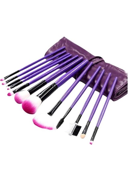 12 Parça Yumuşak Uçlu Makyaj Fırça Set-Göz ve Yüz Makyajı Için Fırça Set - T717G919-Z02 fırsatları