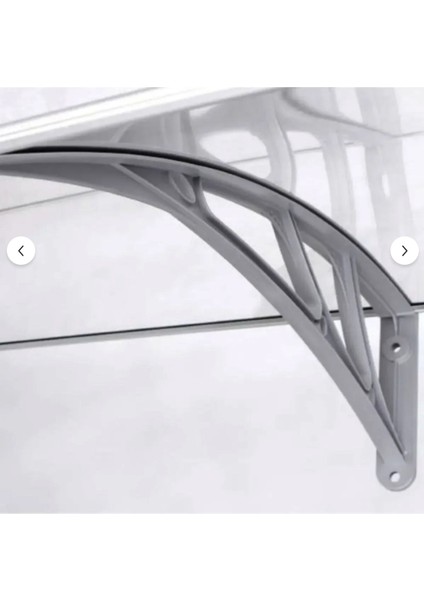 Kapı Pencere Üstü Pratik Sundurma 120 x 60 cm Gri fırsatları