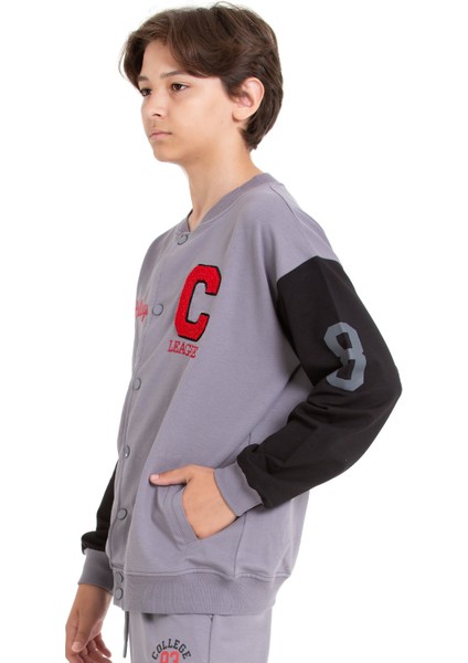 Gri Erkek Çocuk Kolej Hırka 21495 fiyatları