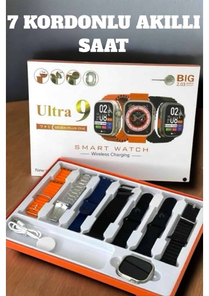 Akıllı Saat Bluetooth Bağlantılı 2.09 Inç Hd Ekran ve Çok Yönlü Sağlık T - M001B293-N06