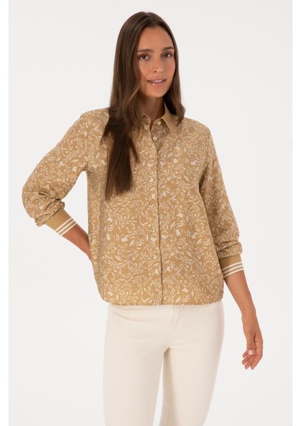 2237339 Emmı U.s Polo Assn. Kadın Uzun Kol Gömlek modelleri