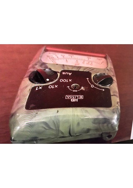 1960 Lar Ohmmetre Dirençölçer - Deri Kutusunda - Çalışır Durumda fırsatları