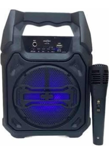 Bluetooth Hoparlör LED Işıklı Taşınabilir Kablosuz Speaker Uzun Pil Ömrü - M018B855-N97018 fırsatları