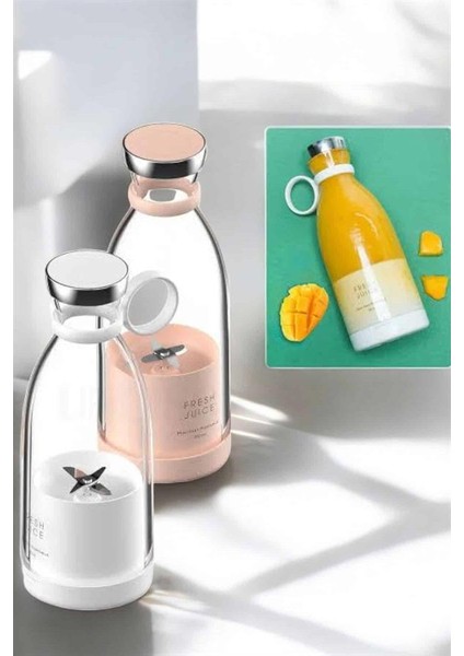 Bardak Blender Smoothie Meyve Sıkacağı Şarjlı Cam Taşınabilir - M344B856-N68344 indirimleri